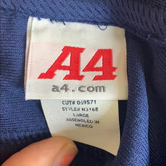 A4 men shirt size L blue - Picture 4 of 4